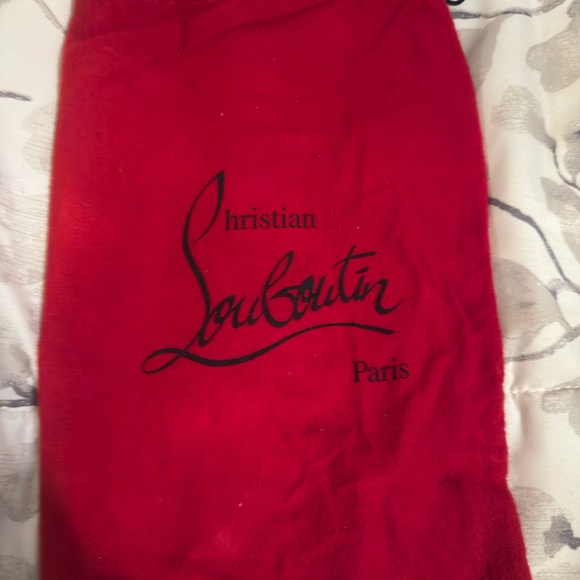 Christian Louboutin Black and Red Ankle Boots - Picture 11 of 14